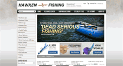 Desktop Screenshot of hawkenfishing.com